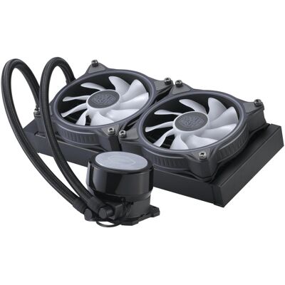 Cooler Master MasterLiquid ML240 ILLUSION, CPU Wasserkühler, Schwarz Cooler Master MasterLiquid ML240 ILLUSION, CPU Wasserkühler, Schwarz