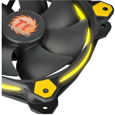 Thermaltake Riing (120 mm, 1x), PC Lüfter, Schwarz Thermaltake Riing (120 mm, 1x), PC Lüfter, Schwarz