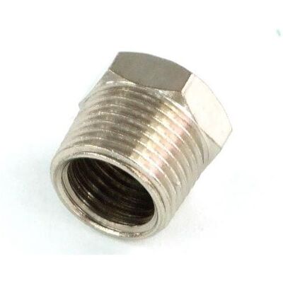 Aquatuning Reduziernippel G1/4 auf G3/8 AG, Wasserkühlung Komponenten Zubehör, Silber Aquatuning Reduziernippel G1/4 auf G3/8 AG, Wasserkühlung Komponenten Zubehör, Silber