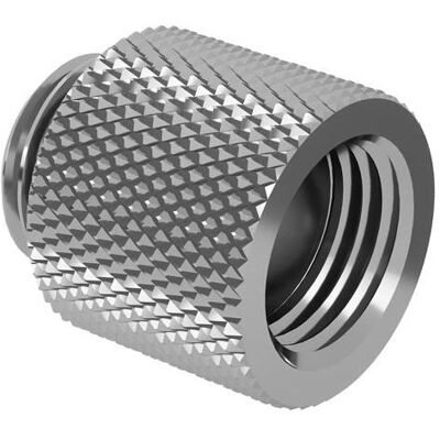 Barrow G1/4 Zoll Verlängerung gerade MF 15 - silber, Wasserkühlung Anschluss, Silber Barrow G1/4 Zoll Verlängerung gerade MF 15 - silber, Wasserkühlung Anschluss, Silber