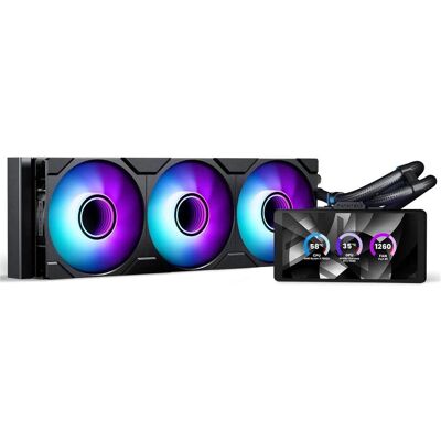 Phanteks Glacier One 360M25-LCD, CPU Wasserkühler, Schwarz Phanteks Glacier One 360M25-LCD, CPU Wasserkühler, Schwarz
