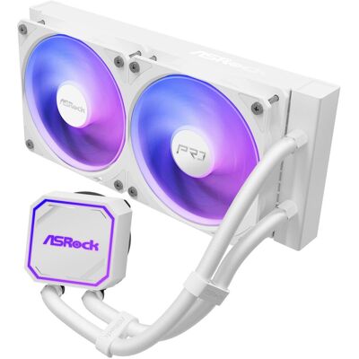 ASRock CPC Pro 240 ARGB White, CPU Wasserkühler, Weiss ASRock CPC Pro 240 ARGB White, CPU Wasserkühler, Weiss