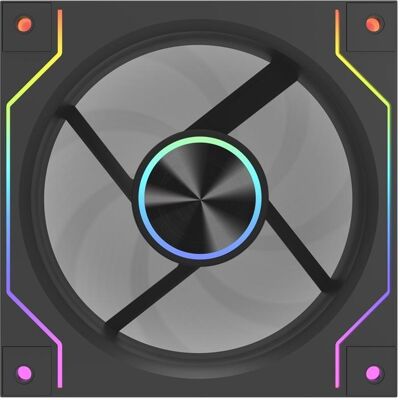 Darkflash Tech DarkFlash DM20 LINE Cooling Fan (Black) (120 mm), PC Lüfter, Schwarz Darkflash Tech DarkFlash DM20 LINE Cooling Fan (Black) (120 mm), PC Lüfter, Schwarz