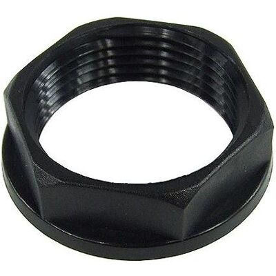 Aquatuning Kunststoffmutter für Durchführung M25 schwarz mit Kragen, (ID 25mm, 10mm), Wasserkühlung Komponenten Zubehör, Schwarz Aquatuning Kunststoffmutter für Durchführung M25 schwarz mit Kragen, (ID 25mm, 10mm), Wasserkühlung Komponenten Zubehör, Schwarz