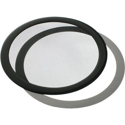 DEMCiflex Round Dust Filter 140mm - black/black, PC Lüfter Zubehör, Schwarz DEMCiflex Round Dust Filter 140mm - black/black, PC Lüfter Zubehör, Schwarz