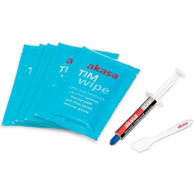 Akasa TIM Wipe-Kit (2.40 W/m K, 5 g), Wärmeleitpaste Akasa TIM Wipe-Kit (2.40 W/m K, 5 g), Wärmeleitpaste