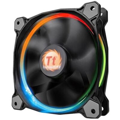Thermaltake Riing (140 mm, 1x), PC Lüfter, Schwarz Thermaltake Riing (140 mm, 1x), PC Lüfter, Schwarz