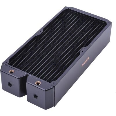 Alphacool NexXxoS Monsta 180mm Dual (180 mm), Wasserkühlung Radiator, Schwarz Alphacool NexXxoS Monsta 180mm Dual (180 mm), Wasserkühlung Radiator, Schwarz