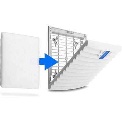Delock Lüfterfilter mit Clip, 204 x 204 x 46 mm, PC Lüfter Zubehör, Mehrfarbig, Blau, Weiss Delock Lüfterfilter mit Clip, 204 x 204 x 46 mm, PC Lüfter Zubehör, Mehrfarbig, Blau, Weiss