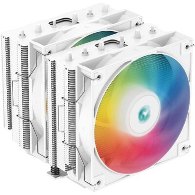 Deepcool AG620 WH ARGB (157 mm), CPU Kühler, Weiss, Mehrfarbig Deepcool AG620 WH ARGB (157 mm), CPU Kühler, Weiss, Mehrfarbig