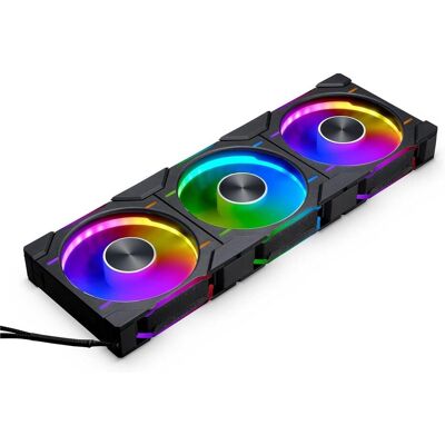 Phanteks D30 Regular Airflow (120 mm, 3x), PC Lüfter, Schwarz Phanteks D30 Regular Airflow (120 mm, 3x), PC Lüfter, Schwarz