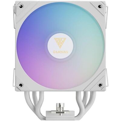 Gamdias Processor cooler Boreas M2 51D white aRGB lighting (158 mm), CPU Kühler, Weiss Gamdias Processor cooler Boreas M2 51D white aRGB lighting (158 mm), CPU Kühler, Weiss