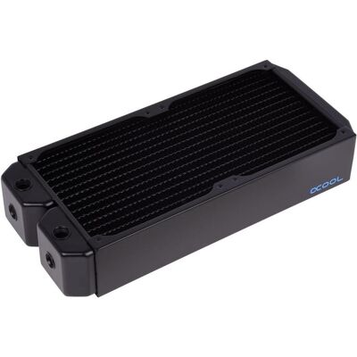 Alphacool NexXxoS UT60 Full Copper 280mm (140 mm), Wasserkühlung Radiator, Schwarz Alphacool NexXxoS UT60 Full Copper 280mm (140 mm), Wasserkühlung Radiator, Schwarz