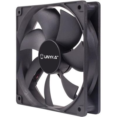 Unykach 51800 (120 mm), PC Lüfter, Schwarz Unykach 51800 (120 mm), PC Lüfter, Schwarz