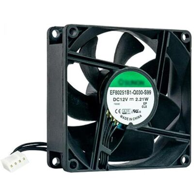 QNAP 80x80x25mm fan, 12V, 4PIN, NAS Zubehör QNAP 80x80x25mm fan, 12V, 4PIN, NAS Zubehör