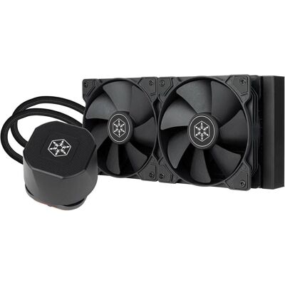 Silverstone SST-NP240B - Nova Peak Superior All-In-One Liquid Cooling Solution, black, CPU Wasserkühler, Schwarz Silverstone SST-NP240B - Nova Peak Superior All-In-One Liquid Cooling Solution, black, CPU Wasserkühler, Schwarz