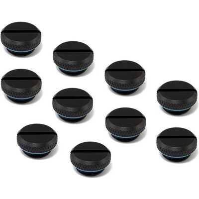 XSPC Verschlussstopfen V2 G1/4 Zoll AG - 10er Pack, Wasserkühlung Komponenten Zubehör, Schwarz XSPC Verschlussstopfen V2 G1/4 Zoll AG - 10er Pack, Wasserkühlung Komponenten Zubehör, Schwarz