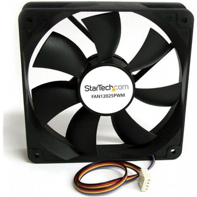 StarTech 120X25MM PWM COMPUTER CASE FAN (120 mm, 1x), PC Lüfter, Schwarz StarTech 120X25MM PWM COMPUTER CASE FAN (120 mm, 1x), PC Lüfter, Schwarz