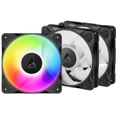 Arctic P12 Pro A-RGB (120 mm, 3x), PC Lüfter, Weiss, Schwarz Arctic P12 Pro A-RGB (120 mm, 3x), PC Lüfter, Weiss, Schwarz