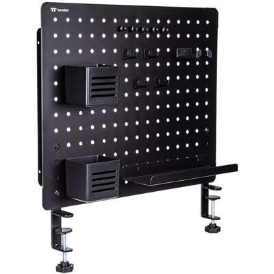 Thermaltake "Gaming Desk Pegboard Large Black", Zubehör Gaming Möbel, Schwarz Thermaltake "Gaming Desk Pegboard Large Black", Zubehör Gaming Möbel, Schwarz