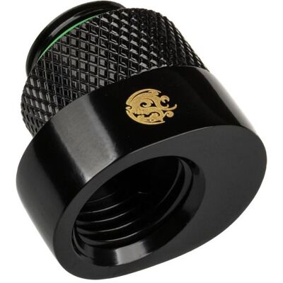 Bitspower X-Cross Adapter G1/4 Zoll AG auf G1/4 Zoll IG - 5mm Versatz, Wasserkühlung Komponenten Zubehör, Schwarz Bitspower X-Cross Adapter G1/4 Zoll AG auf G1/4 Zoll IG - 5mm Versatz, Wasserkühlung Komponenten Zubehör, Schwarz