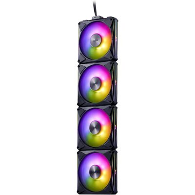 Adata Lüfter XPG HURRICANE MAG 120 (120mm ARGB PWM Fan 4er Pack)BK retail (120 mm, 4x), PC Lüfter, Schwarz, Mehrfarbig Adata Lüfter XPG HURRICANE MAG 120 (120mm ARGB PWM Fan 4er Pack)BK retail (120 mm, 4x), PC Lüfter, Schwarz, Mehrfarbig