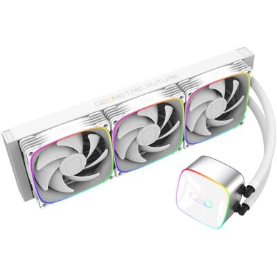 Geometric Future Eskimo Junior 360 AIO-Wasserkühlung, ARGB - weiss, 360mm, CPU Wasserkühler, Weiss Geometric Future Eskimo Junior 360 AIO-Wasserkühlung, ARGB - weiss, 360mm, CPU Wasserkühler, Weiss