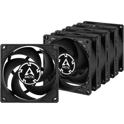Arctic P8 PWM PST Value Pack (80 mm, 5x), PC Lüfter, Schwarz Arctic P8 PWM PST Value Pack (80 mm, 5x), PC Lüfter, Schwarz