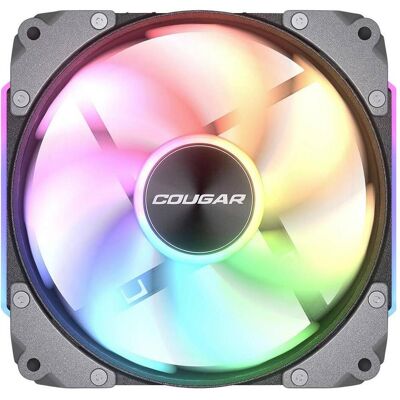 Cougar Lot de 3 Ventilateurs de boitier Apolar RGB - 12cm (Noir) (120 mm, 3x), PC Lüfter, Schwarz, Mehrfarbig Cougar Lot de 3 Ventilateurs de boitier Apolar RGB - 12cm (Noir) (120 mm, 3x), PC Lüfter, Schwarz, Mehrfarbig