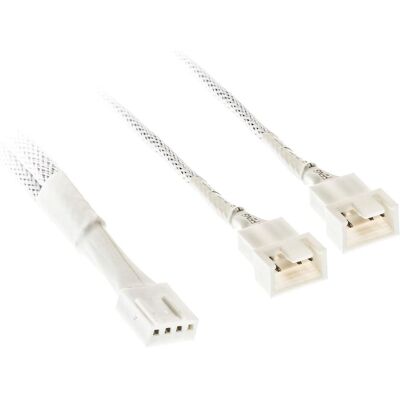 Kolink 1-3 PWM Lüfter Splitterkabel - 35cm, geflochten, weiss (35 cm, 4 pin PWM), Interne Kabel (PC) Kolink 1-3 PWM Lüfter Splitterkabel - 35cm, geflochten, weiss (35 cm, 4 pin PWM), Interne Kabel (PC)