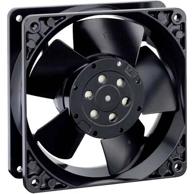 PAPST EBM 4658 N Axiallüfter 230 V/AC 146 m³/h (L x B x H) 119 x 119 x 38 mm (120 mm, 1x), PC Lüfter, Schwarz PAPST EBM 4658 N Axiallüfter 230 V/AC 146 m³/h (L x B x H) 119 x 119 x 38 mm (120 mm, 1x), PC Lüfter, Schwarz