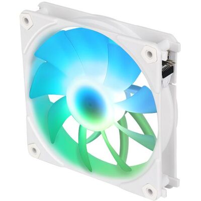 Blackstorm Luna UF120 ARGB PWM Fan, white, 120 mm, 1 pc (120 mm, 1x), PC Lüfter, Weiss Blackstorm Luna UF120 ARGB PWM Fan, white, 120 mm, 1 pc (120 mm, 1x), PC Lüfter, Weiss