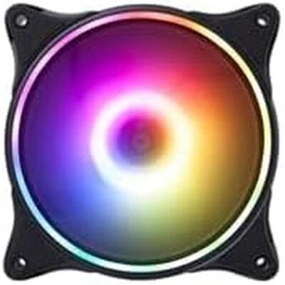 Hiditec VENTILADOR GAMING ARGB N18-ARGB BLACK 120MM (120 mm), PC Lüfter, Schwarz, Mehrfarbig Hiditec VENTILADOR GAMING ARGB N18-ARGB BLACK 120MM (120 mm), PC Lüfter, Schwarz, Mehrfarbig