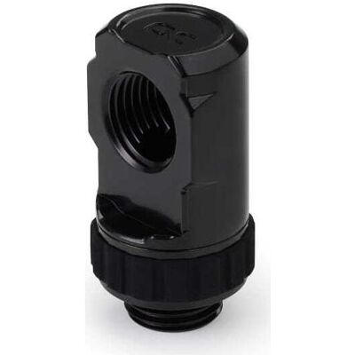 Alphacool Apex Grip adapter 90° OT/IT G1/4 rotatable black, Wasserkühlung Anschluss, Schwarz Alphacool Apex Grip adapter 90° OT/IT G1/4 rotatable black, Wasserkühlung Anschluss, Schwarz
