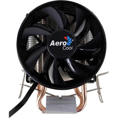 Aerocool VERKHO2 Computerkühlsystem Prozessor Kühler (142 mm), CPU Kühler, Silber, Blau Aerocool VERKHO2 Computerkühlsystem Prozessor Kühler (142 mm), CPU Kühler, Silber, Blau