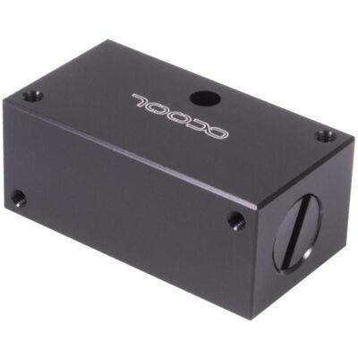 Alphacool ES Distro Plate C1, Wasserkühlung Anschluss, Schwarz Alphacool ES Distro Plate C1, Wasserkühlung Anschluss, Schwarz