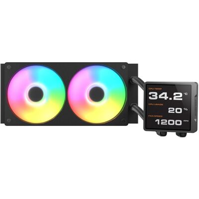 Cougar CPU Wasserkühlung Poseidon Vistek Pro 240,ARGB,Schw., CPU Wasserkühler, Schwarz Cougar CPU Wasserkühlung Poseidon Vistek Pro 240,ARGB,Schw., CPU Wasserkühler, Schwarz