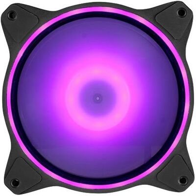 Chieftec ZF-1425RGB (schwarz/weiss, 120 mm) (140 mm, 1x), PC Lüfter, Weiss, Schwarz, Mehrfarbig Chieftec ZF-1425RGB (schwarz/weiss, 120 mm) (140 mm, 1x), PC Lüfter, Weiss, Schwarz, Mehrfarbig