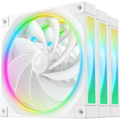 Deepcool "140mm FL14R White 3IN1" (140 mm, 3x), PC Lüfter, Weiss Deepcool "140mm FL14R White 3IN1" (140 mm, 3x), PC Lüfter, Weiss