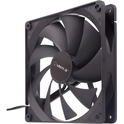 Unykach 140 mm (140 mm, 1x), PC Lüfter, Schwarz Unykach 140 mm (140 mm, 1x), PC Lüfter, Schwarz