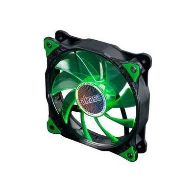 Akasa Wentylator Vegas LED Green 120mm (AK-FN091-GN) (120 mm), PC Lüfter, Grün Akasa Wentylator Vegas LED Green 120mm (AK-FN091-GN) (120 mm), PC Lüfter, Grün