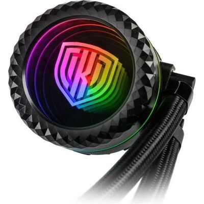 Kolink Umbra Void 120 AIO Performance ARGB CPU Komplett-Wasserkühlung, CPU Wasserkühler, Schwarz Kolink Umbra Void 120 AIO Performance ARGB CPU Komplett-Wasserkühlung, CPU Wasserkühler, Schwarz