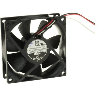 RS PRO Lüfter 80x80x25mm 24VDC 6W 68m³/h (80 mm), PC Lüfter RS PRO Lüfter 80x80x25mm 24VDC 6W 68m³/h (80 mm), PC Lüfter