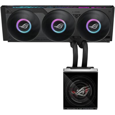 Asus ROG Strix SLC IV 360 ARGB LCD, CPU Wasserkühler, Schwarz Asus ROG Strix SLC IV 360 ARGB LCD, CPU Wasserkühler, Schwarz