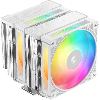 Deepcool "K AG620 G2 WH ARGB" (159 mm), CPU Kühler, Weiss Deepcool "K AG620 G2 WH ARGB" (159 mm), CPU Kühler, Weiss