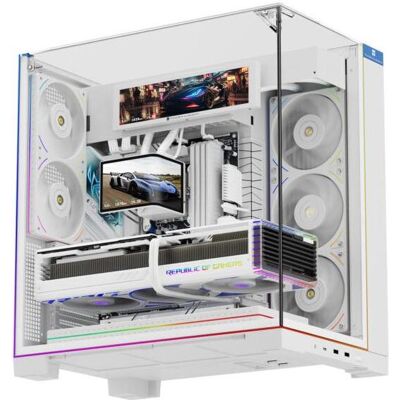 Thermalright "Levita Vision 360 UB ARGB WHITE Processor All-in-one liquid cooler 12 cm", CPU Wasserkühler, Weiss Thermalright "Levita Vision 360 UB ARGB WHITE Processor All-in-one liquid cooler 12 cm", CPU Wasserkühler, Weiss