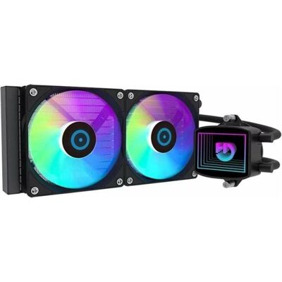 Hiditec LQ240, CPU Wasserkühler, Schwarz Hiditec LQ240, CPU Wasserkühler, Schwarz