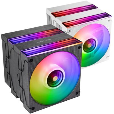 Mars Gaming "Ventilateur pour processeur MCPU-X26 RGB (Noir)" (120 mm, 1x), PC Lüfter, Mehrfarbig, Schwarz Mars Gaming "Ventilateur pour processeur MCPU-X26 RGB (Noir)" (120 mm, 1x), PC Lüfter, Mehrfarbig, Schwarz