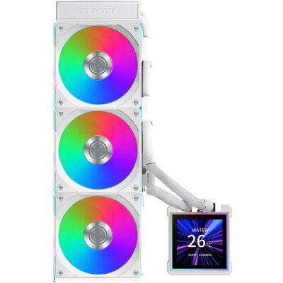 Lian-Li HydroShift II LCD-S, CPU Wasserkühler, Weiss Lian-Li HydroShift II LCD-S, CPU Wasserkühler, Weiss