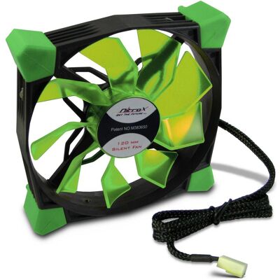 Intertech 90 cbm/h 3Pin (120 mm, 1x), PC Lüfter, Grün Intertech 90 cbm/h 3Pin (120 mm, 1x), PC Lüfter, Grün